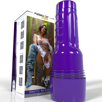 Erotic Medusa Mouth Allure With Case Fleshlight